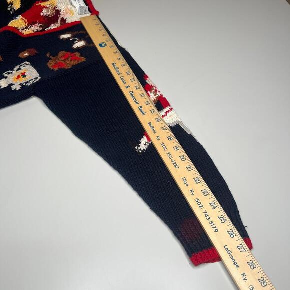 VTG 1993 The Eagle’s Eye Homecoming Cardigan Sweater M Cheerleader School Theme - Picture 2 of 12